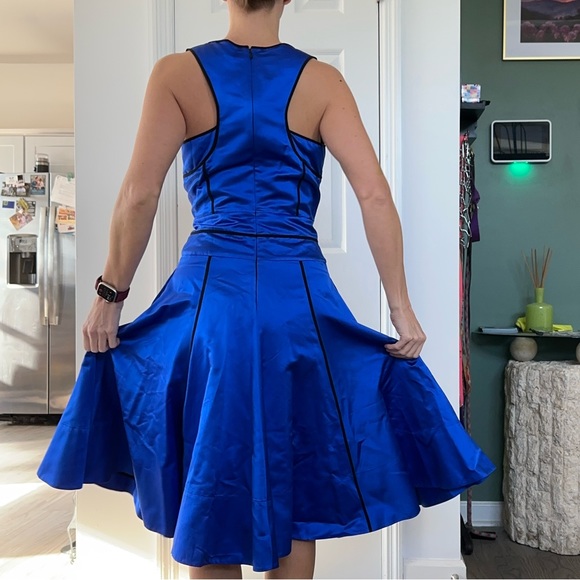 Jason Wu electric blue midi dress - Picture 2 of 7